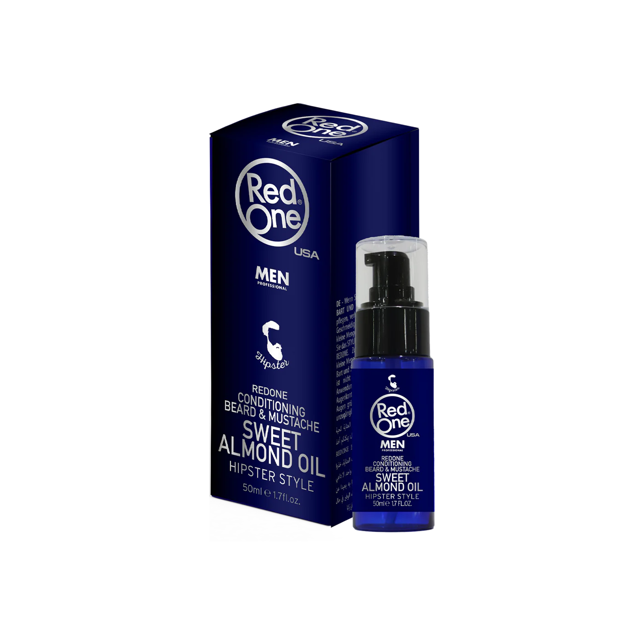 REDONE BEARD & MUSTACHE OIL-SWEET ALMOND