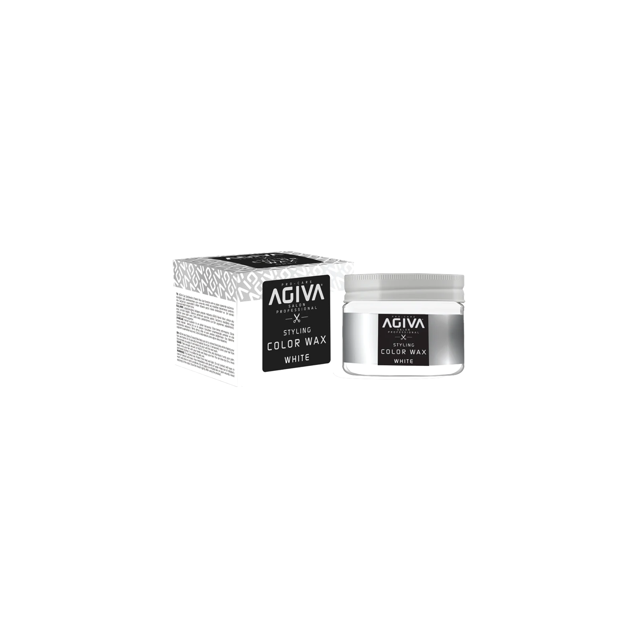 Agiva Hair Styling Color Wax White 120ML